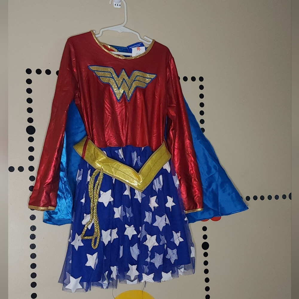 Superhero Wonder Women Costume with Cape